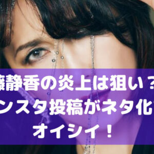 工藤静香の炎上は狙い？！インスタ投稿がネタ化でオイシイ！